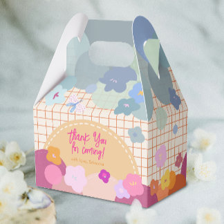 Floral Dopamine Colourful Pastel Girl Favour Box