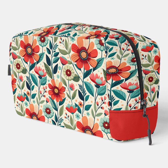 Floral  dopp kit (Right Corner)
