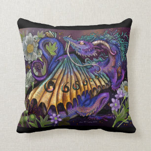 Floral Dragon Cushion