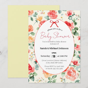 Floral Dream Baby Shower Invitation