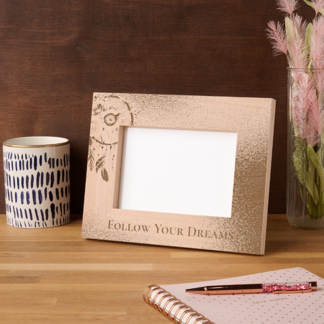 Floral Dream Catcher Etched Frames (Left)