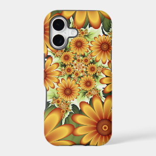 Floral Dream, Modern Abstract Flower Fractal Art