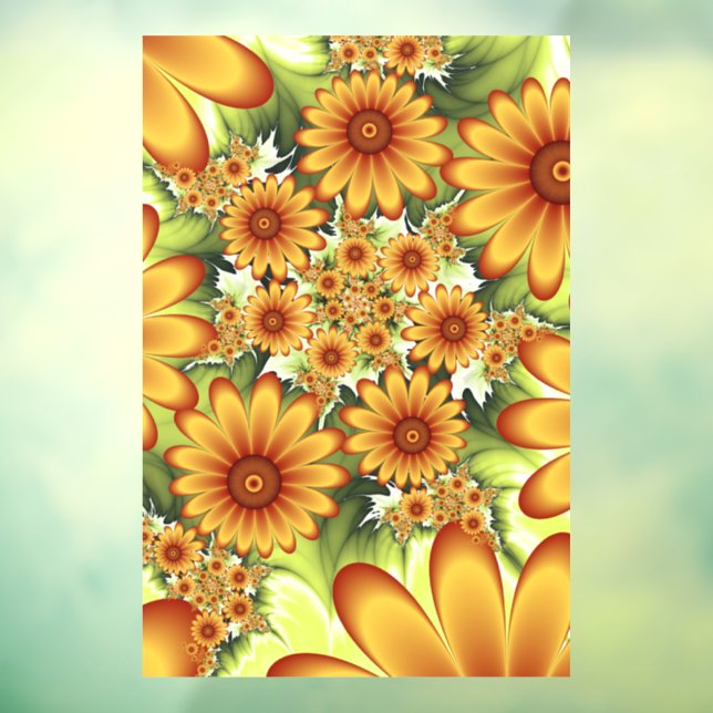 Floral Dream, Modern Abstract Flower Fractal Art (Sheet 3)
