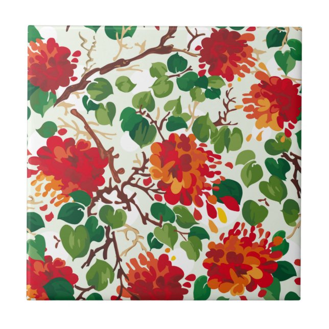 Floral Dreams #6 at Susiejayne Tile (Front)