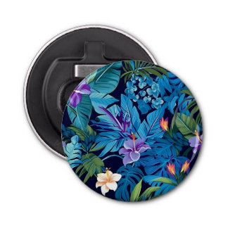 'Floral Dreams' - Tropical floral design Bottle Opener