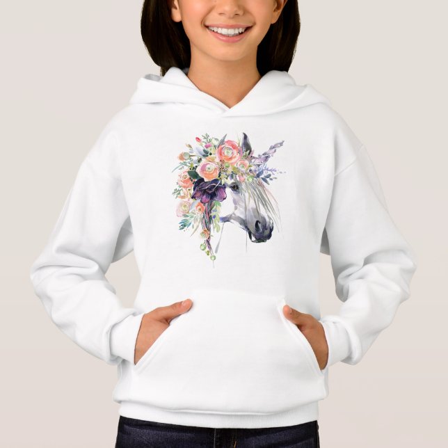 Floral Dressed Unicorn (Front)