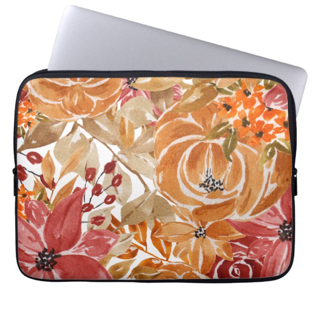 Floral Dresses For Wedding Laptop Sleeve (Front)