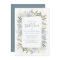 Floral Dusty Blue Bridal Shower QR Code Event Page