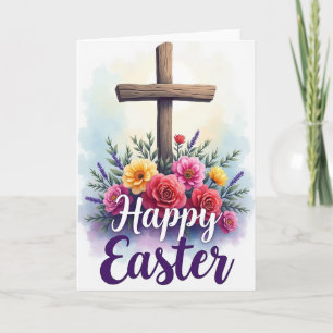 Floral Easter Blessing Card