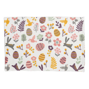 Floral Easter Spring Pattern   Pillowcase
