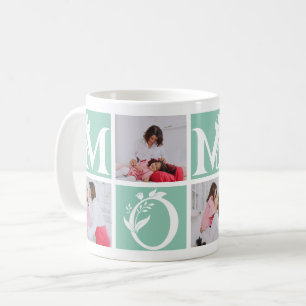Floral Editable Colour Mum Letter Mother's Day Coffee Mug