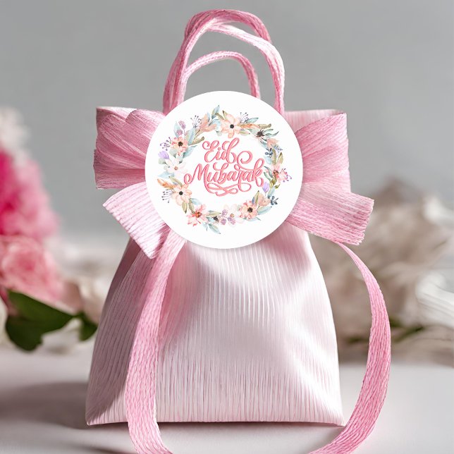 Floral Eid Mubarak Stickers (Creator Uploaded)