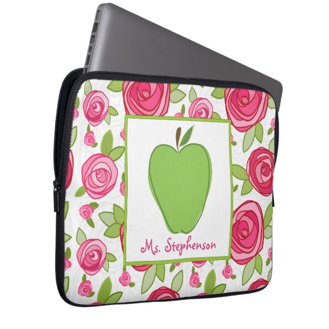 Floral Electronics Bag For Teachers (Front Right)