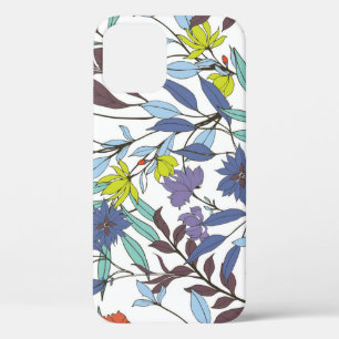 Floral Elegance, Abstract Vintage Background. iPhone 12 Case