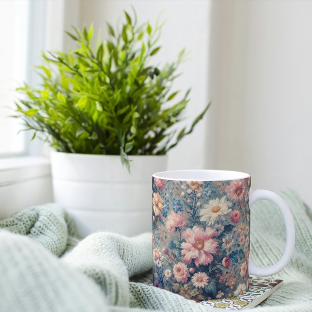Floral Elegance Coffee Mug (Creator Uploaded)