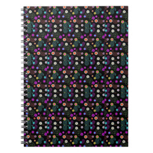 floral elegance desk mat-vintage botanical design notebook