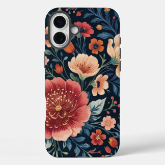 Floral Elegance iPhone 16 Plus Case
