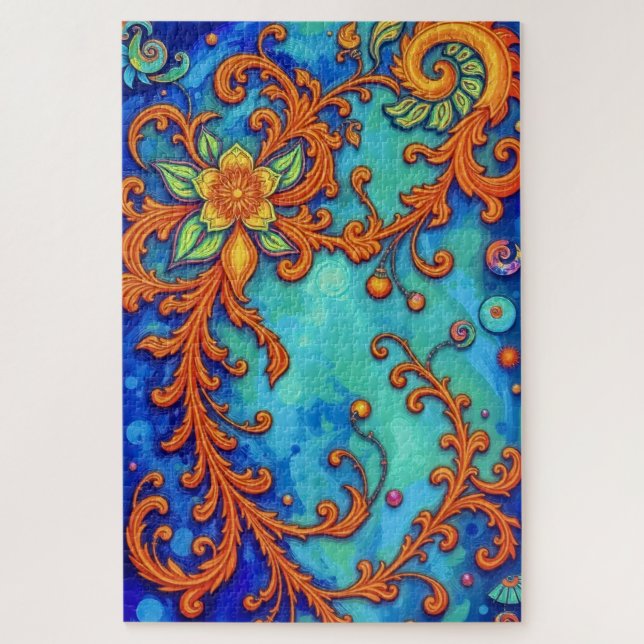  Floral Elegance Jigsaw Puzzle (Vertical)