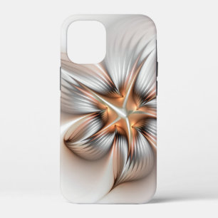Floral Elegance Modern Abstract Fractal Art iPhone 12 Mini Case
