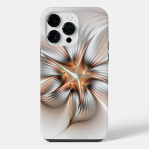 Floral Elegance Modern Abstract Fractal Art iPhone 14 Pro Max Case