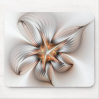 Floral Elegance Modern Abstract Fractal Art
