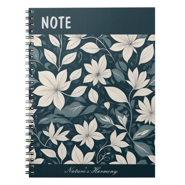 Floral Elegance Notebook (Front)