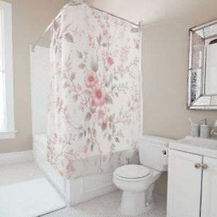 Floral Elegance Shower Curtain