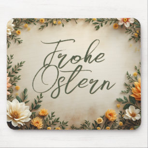 Floral Elegance - Springtime Easter Greetings Mouse Pad