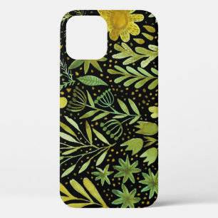 Floral Elegance: Vintage Watercolor Pattern iPhone 12 Case
