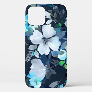 Floral Elegance Watercolor Pattern iPhone 12 Case