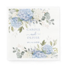 Floral Elegant Blue Hydrangea Greenery Wedding