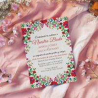 Floral Elegant Botanical Folkloric Spanish Wedding