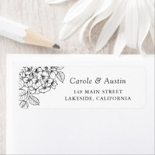 Floral Elegant Hydrangea Foliage Address
