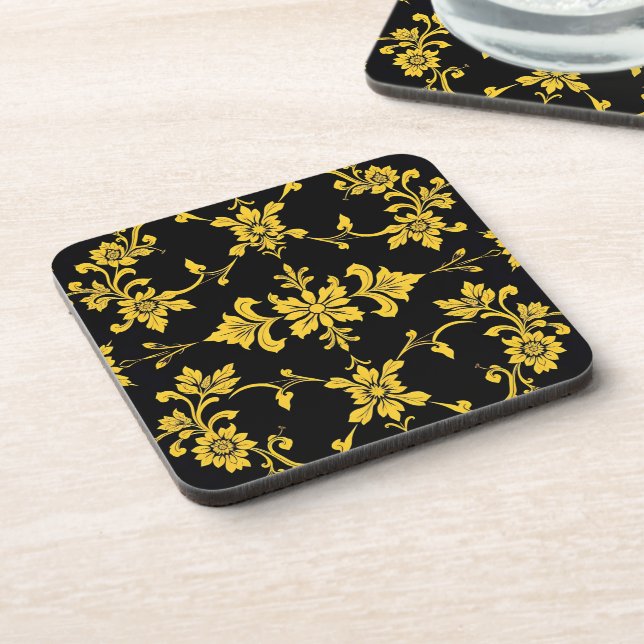 Floral Elegant Luxury Modern Collection Coaster (Left Side)