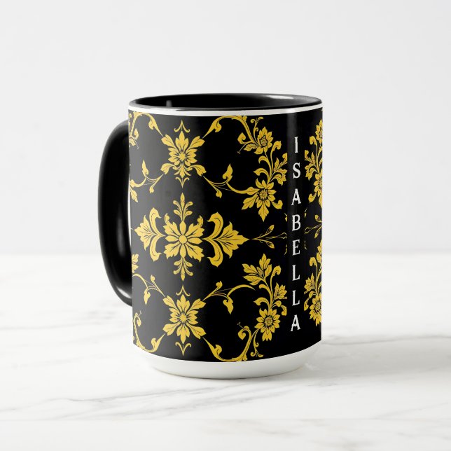 Floral Elegant Luxury Modern Collection Mug (Front Left)
