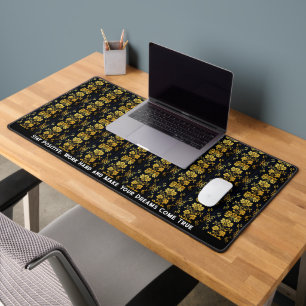 Floral Elegant Luxury Trendy Collection Desk Mat