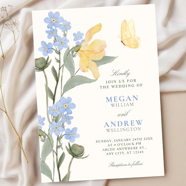 Floral elegant wedding invitation (Creator Uploaded)