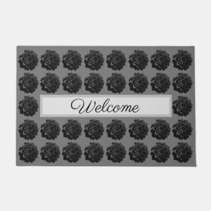 Floral Elegant  Welcome Chic Doormat