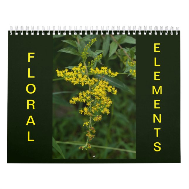 Floral Elements Calendar (Cover)