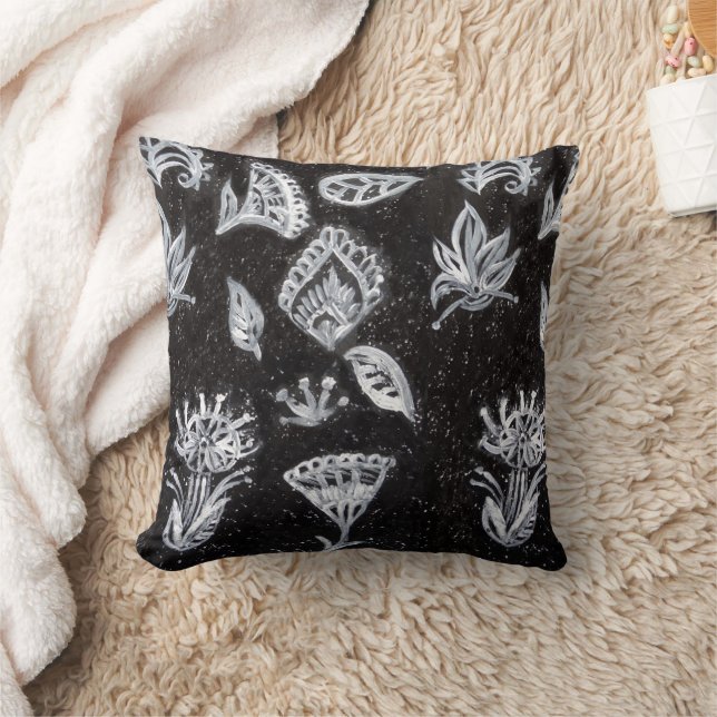 Floral Elements  Cushion (Blanket)