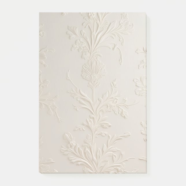 Floral Embossed Sticky Notes (Front)