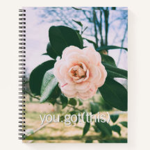 Floral Encouragement Notebook for Tech Femme