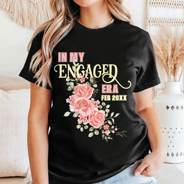 Floral engaged Bridal shower T-Shirt (Creator Uploaded)