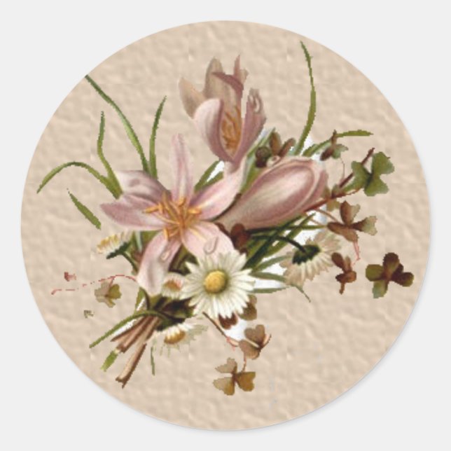 Floral Envelope Seal Stickers (Front)