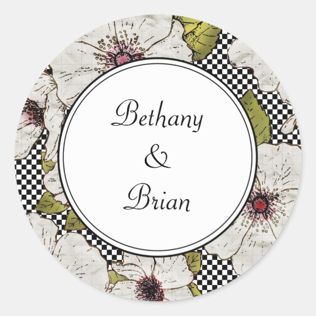 Floral Envelope Seals (Front)