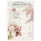 Floral Ephemera Decoupage Paper
