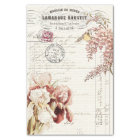 Floral Ephemera Decoupage Paper