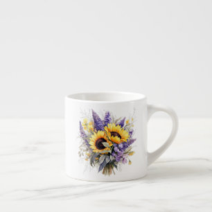 Floral  espresso cup