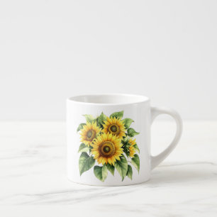 Floral espresso cup