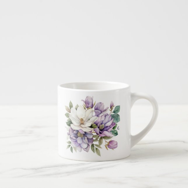 Floral  espresso cup (Right)
